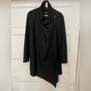 All Saints Black Women's wool coat